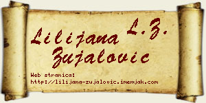 Lilijana Zujalović vizit kartica